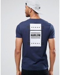 Asos T Shirt With Harlem Flag Back Print