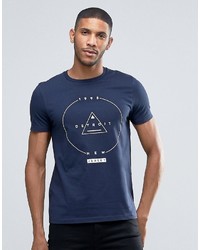 Asos T Shirt With New Jersey Print In Navy