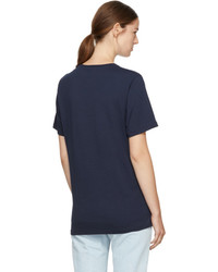 Tudes Navy Page Europa T Shirt