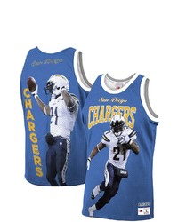 Mitchell & Ness Ladainian Tomlinson Powder Blue San Diego Chargers Retired Player Tank Top