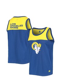 STARTE R Royalgold Los Angeles Rams Team Touchdown Fashion Tank Top At Nordstrom