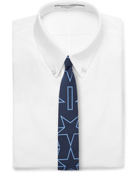 Givenchy 65cm Printed Cotton Tie