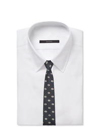 Gucci 75cm Logo Jacquard Silk Tie
