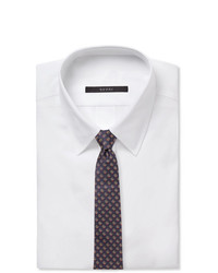 Gucci 75cm Logo Jacquard Silk Twill Tie