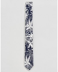 Asos Brand Tie With Hawaiian Print
