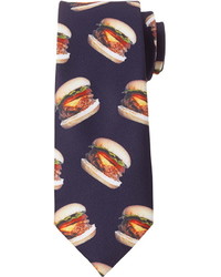 Forever 21 Burger Print Skinny Tie