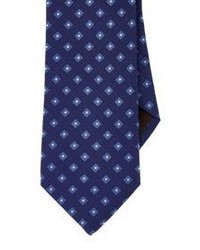 Michael Kors Michl Kors Diamond Pattern Necktie Blue