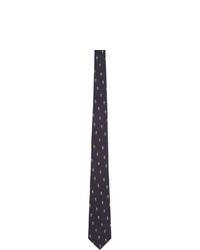 Gucci Navy Supreme Pineapple Tie