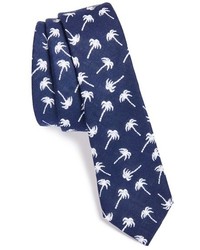 Topman Palm Tree Print Tie