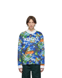 Kenzo Blue World Sweatshirt