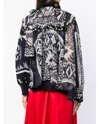 Sacai Embroidered Roll Neck Sweater