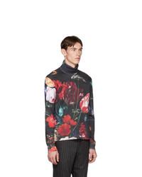 Paul Smith Multicolor Floral New Masters Turtleneck