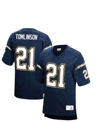 Mitchell & Ness Ladainian Tomlinson Navy San Diego Chargers Retired Player Name Number Acid Wash Top