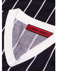 Dolce & Gabbana Striped Logo T Shirt