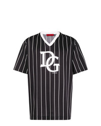 Dolce & Gabbana Striped Logo T Shirt