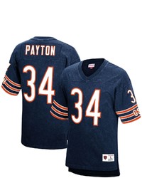 Mitchell & Ness Walter Payton Navy Chicago Bears Retired Player Name Number Acid Wash Top At Nordstrom