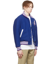 Billionaire Boys Club Blue Astro Varsity Jacket