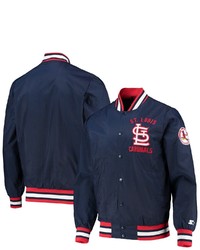 STARTE R Navy St Louis Cardinals The Jet Iii Full Snap Jacket At Nordstrom