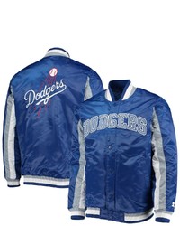 STARTE R Royal Los Angeles Dodgers The Ace Satin Full Snap Jacket At Nordstrom