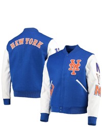 PRO STANDARD Royal New York Mets Varsity Logo Full Zip Jacket At Nordstrom