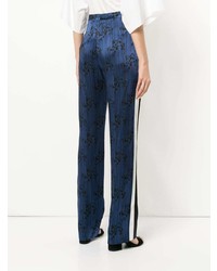 Lanvin Printed Flared Trousers