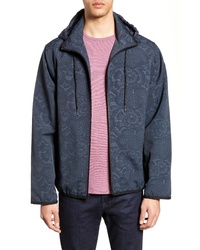 Vince Classic Print Hooded Jacket