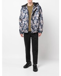 VERSACE JEANS COUTURE Floral Print Padded Jacket