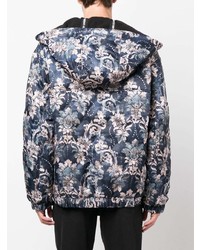 VERSACE JEANS COUTURE Floral Print Padded Jacket