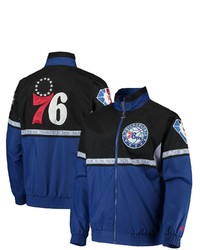 STARTE R Blackroyal Philadelphia 76ers Nba 75th Anniversary Academy Ii Full Zip Jacket
