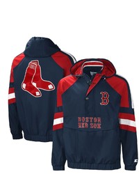 STARTE R Navyred Boston Red Sox The Pro Ii Half Zip Jacket At Nordstrom