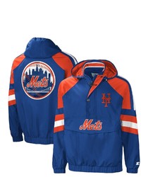 STARTE R Royalorange New York Mets The Pro Ii Half Zip Jacket At Nordstrom