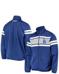 G-III SPORTS BY CARL BANKS Royalgray Los Angeles Dodgers Power Pitcher Full Zip Track Jacket At Nordstrom