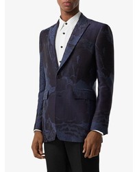 Burberry Classic Fit Dreamscape Wool Blend Tailored Jacket