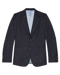 Gucci Symbols Wool Jacquard Jacket
