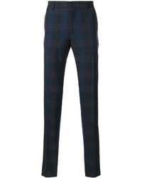 Etro Check Printed Trousers