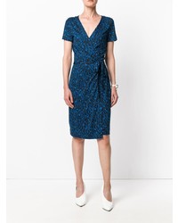 Dvf Diane Von Furstenberg Embroidered Wrap Dress