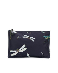 Valentino Dragonfly Print Clutch