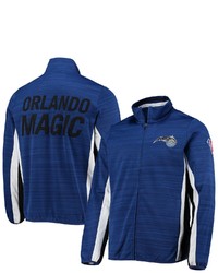 G-III SPORTS BY CARL BANKS Blue Orlando Magic 75th Anniversary Power Forward Space Dye Full Zip Track Jacket At Nordstrom
