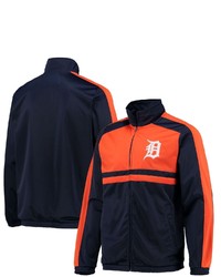G-III SPORTS BY CARL BANKS Navy Detroit Tigers Full Zip Track Jacket At Nordstrom