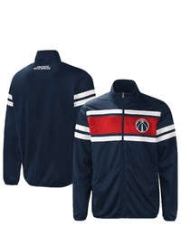 G-III SPORTS BY CARL BANKS Navy Washington Wizards Power Pitcher Full Zip Track Jacket At Nordstrom