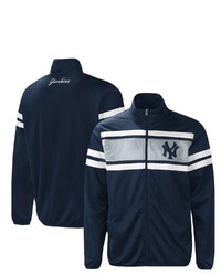 G-III SPORTS BY CARL BANKS Navygray New York Yankees Power Pitcher Full Zip Track Jacket At Nordstrom