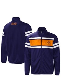 G-III SPORTS BY CARL BANKS Purple Phoenix Suns Power Pitcher Full Zip Track Jacket At Nordstrom