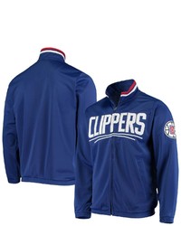 G-III SPORTS BY CARL BANKS Royal La Clippers Dual Threat Tricot Full Zip Track Jacket At Nordstrom