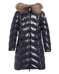Moncler Albizia Down Puffer Coat With Genuine Fox