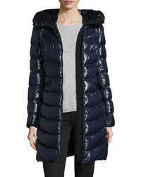 Moncler Aphia Hooded Puffer Jacket Navy