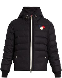 Moncler Asperge Quilted Down Flannel Coat