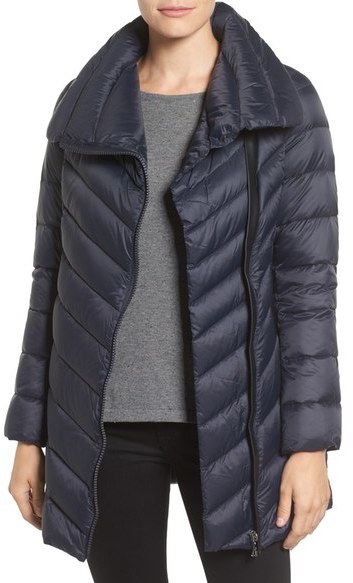 sam edelman asymmetrical puffer jacket