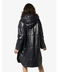 Nanushka Eska Oversized Vegan Leather Puffer Coat