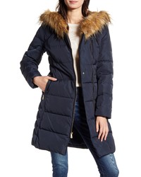 Cole Haan Feather Down Puffer Jacket With Faux