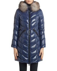 Moncler Fulmarus Quilted Down Puffer Coat With Removable Genuine Fox